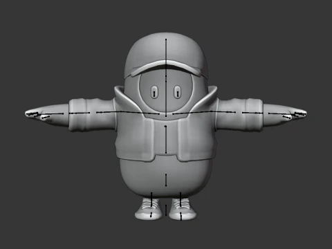 Marius Fall Guy - Fortnite 3D Model