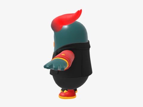 Firewalker Fall Guy - Fortnite 3D Model