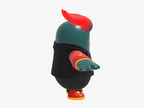 Firewalker Fall Guy - Fortnite 3D Model