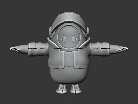 Jade Racer Fall Guy - Fortnite 3D Model