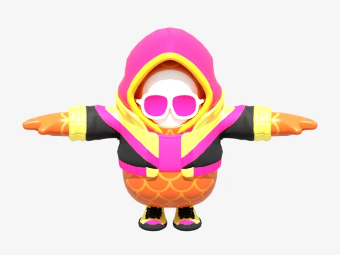 Fishdrift Fall Guy - Fortnite Modèle 3D