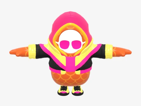 Fishdrift Fall Guy - Fortnite 3D Model