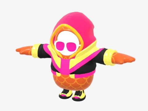 Fishdrift Fall Guy - Fortnite 3D Model