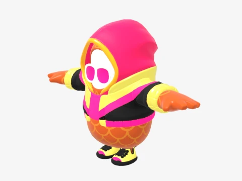 Fishdrift Fall Guy - Fortnite 3D Model