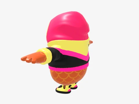 Fishdrift Fall Guy - Fortnite 3D Model