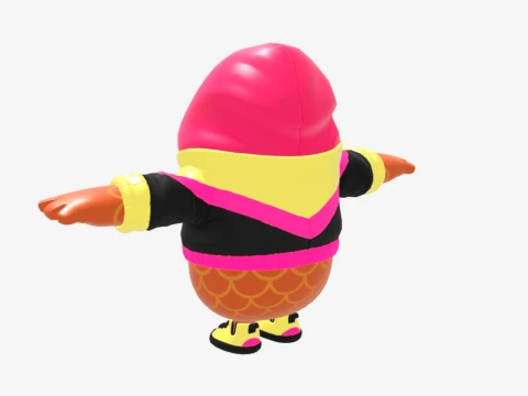 Fishdrift Fall Guy - Fortnite 3D Model