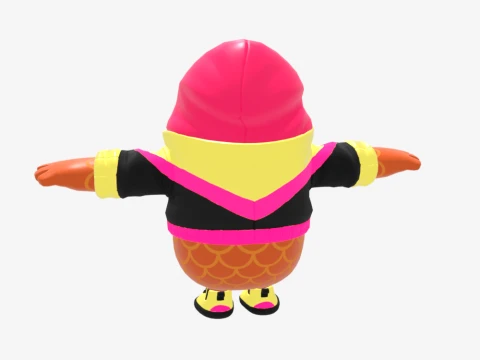 Fishdrift Fall Guy - Fortnite 3D Model
