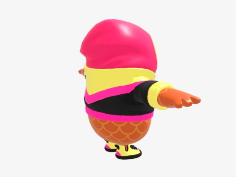 Fishdrift Fall Guy - Fortnite 3D Model