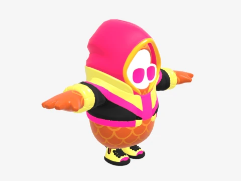 Fishdrift Fall Guy - Fortnite 3D Model