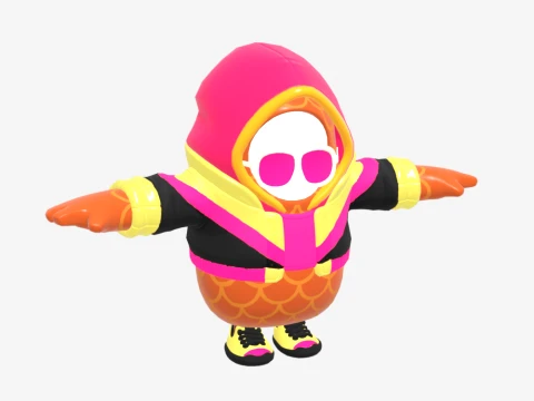 Fishdrift Fall Guy - Fortnite 3D Model