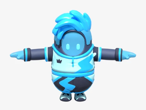 Snow Drift Fall Guy - Fortnite 3D Model