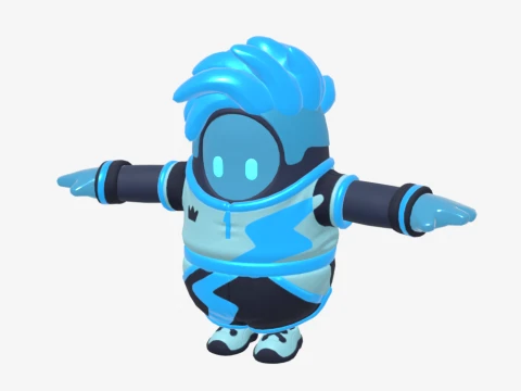 Snow Drift Fall Guy - Fortnite 3D Model