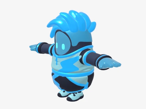 Snow Drift Fall Guy - Fortnite 3D Model