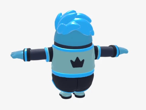 Snow Drift Fall Guy - Fortnite 3D Model