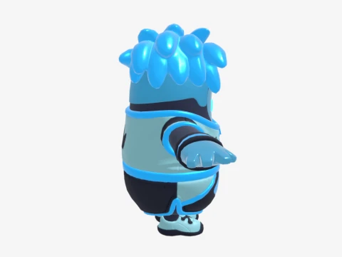 Snow Drift Fall Guy - Fortnite 3D Model