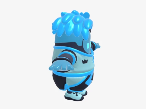 Snow Drift Fall Guy - Fortnite 3D Model
