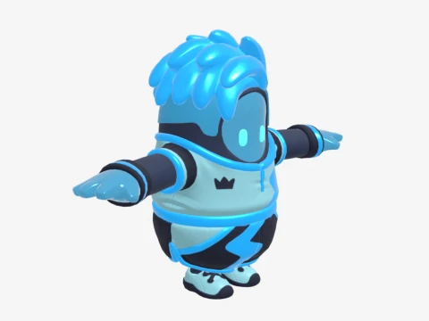 Snow Drift Fall Guy - Fortnite 3D Model