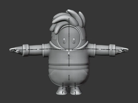 Snow Drift Fall Guy - Fortnite 3D Model