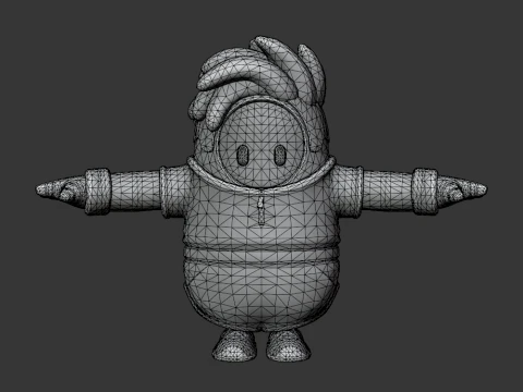 Snow Drift Fall Guy - Fortnite 3D Model