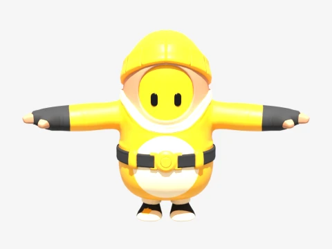 Fall Guy Quarlante - Fortnite Modello 3D