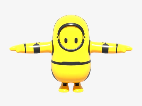 Dummy Fall Guy - Fortnite 3D Model