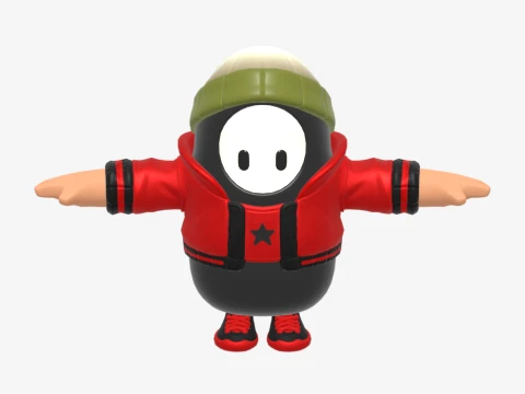Bao Bros Fall Guy - Fortnite 3D Model