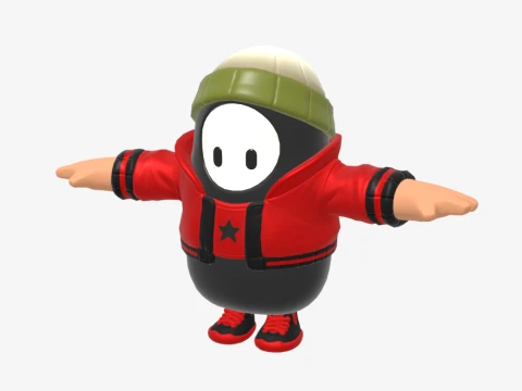Bao Bros Fall Guy - Fortnite 3D Model