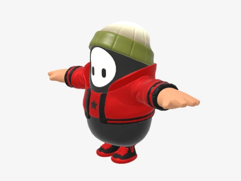 Bao Bros Fall Guy - Fortnite 3D Model