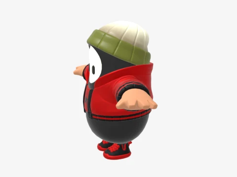 Bao Bros Fall Guy - Fortnite 3D Model
