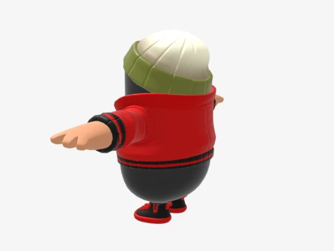Bao Bros Fall Guy - Fortnite 3D Model
