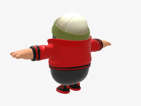 Bao Bros Fall Guy - Fortnite 3D Model