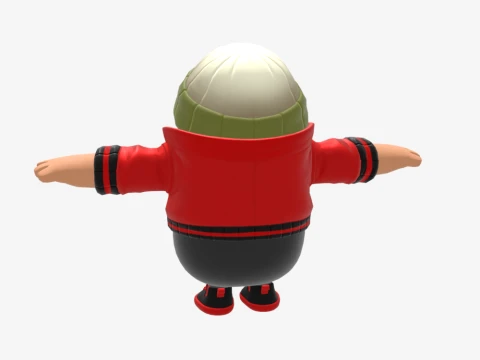 Bao Bros Fall Guy - Fortnite 3D Model