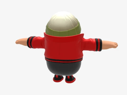 Bao Bros Fall Guy - Fortnite 3D Model