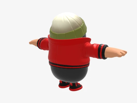 Bao Bros Fall Guy - Fortnite 3D Model