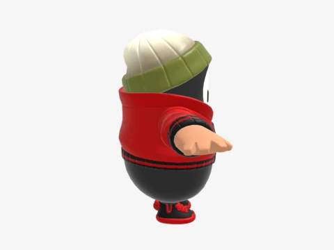 Bao Bros Fall Guy - Fortnite 3D Model