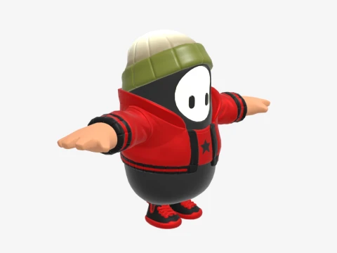 Bao Bros Fall Guy - Fortnite 3D Model