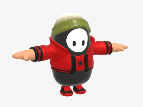 Bao Bros Fall Guy - Fortnite 3D Model