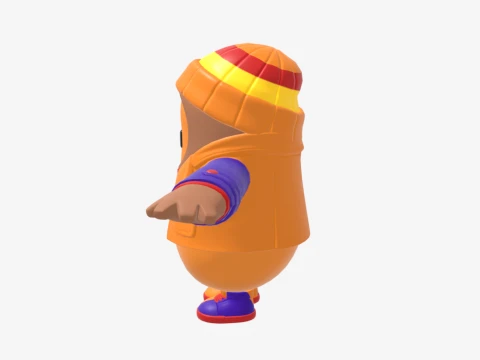 Beef Boss Fall Guy - Fortnite 3D Model