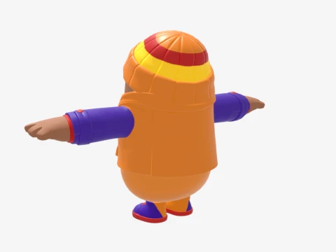 Beef Boss Fall Guy - Fortnite 3D Model