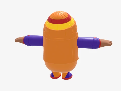 Beef Boss Fall Guy - Fortnite 3D Model