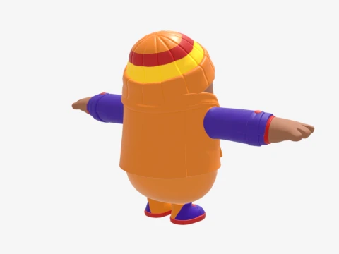 Beef Boss Fall Guy - Fortnite 3D Model