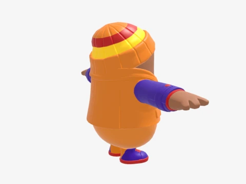 Beef Boss Fall Guy - Fortnite 3D Model