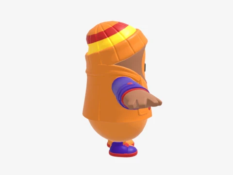 Beef Boss Fall Guy - Fortnite 3D Model