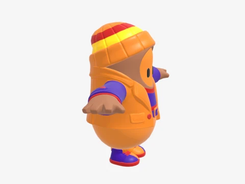 Beef Boss Fall Guy - Fortnite 3D Model