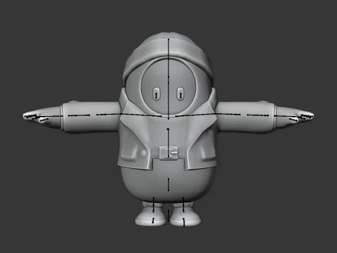 Beef Boss Fall Guy - Fortnite 3D Model