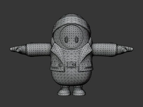 Beef Boss Fall Guy - Fortnite 3D Model