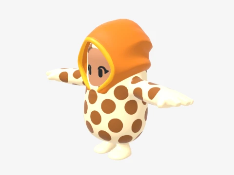 Onesie Fall Guy - Fortnite 3D Model