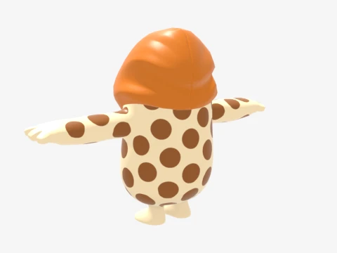 Onesie Fall Guy - Fortnite 3D Model