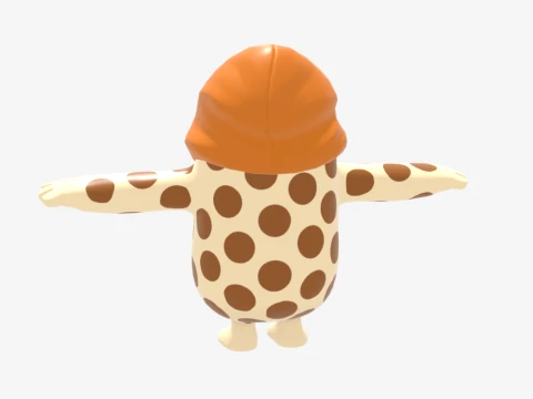 Onesie Fall Guy - Fortnite 3D Model