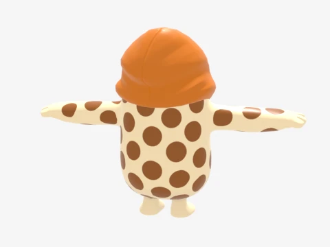 Onesie Fall Guy - Fortnite 3D Model